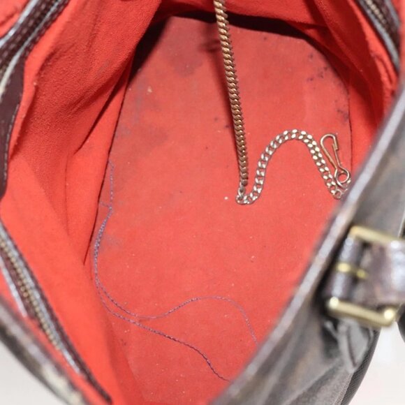 LOUIS VUITTON Damier Ebene Marais Shoulder Bag N42240 LV Auth 134398 - Picture 13 of 16